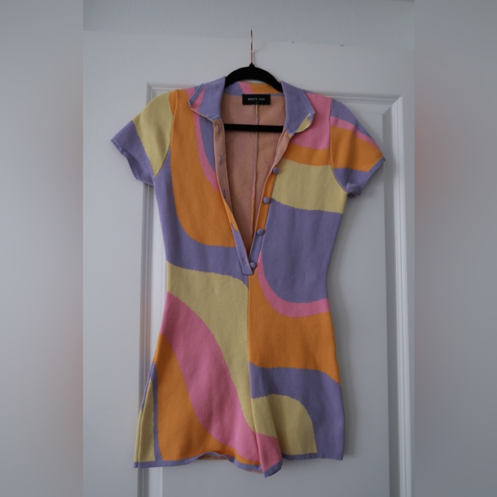 White Fox Boutique Multicolor Jumpsuit